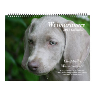 Weimaranerのカレンダー1 カレンダー