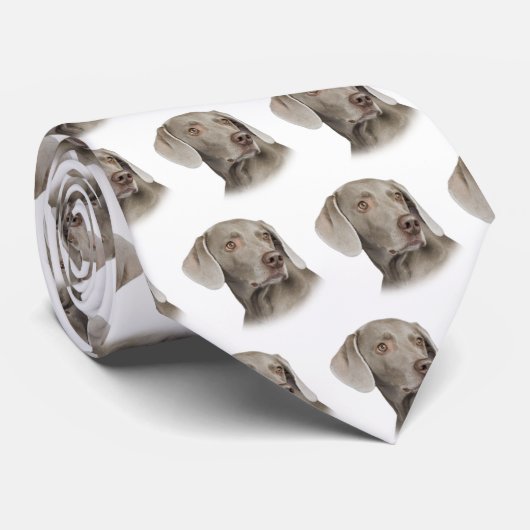 Weimaranerのタイ ネクタイ (ロール)