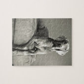 Weimaranerのポートレート ジグソーパズル (横)