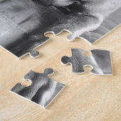 Weimaranerのポートレート ジグソーパズル (側面)