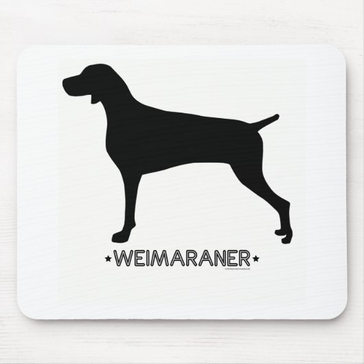 Weimaranerのマウスパッド マウスパッド (正面)