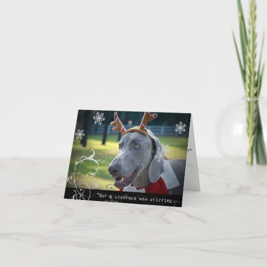 Weimaranerの国家: "ない創造物は感動的…でした シーズンカード (正面)