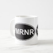 Weimaranerの国家: ヨーロッパのYMRNR コーヒーマグカップ (正面左)