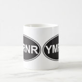 Weimaranerの国家: ヨーロッパのYMRNR コーヒーマグカップ (中央)