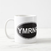 Weimaranerの国家: ヨーロッパのYMRNR コーヒーマグカップ (左)