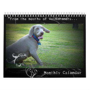 Weimaranerの国家: 引用語句のカレンダー カレンダー