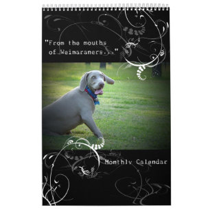 Weimaranerの国家: 引用語句のカレンダー カレンダー