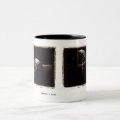 Weimaranerの国家: "影"のWeimaraner ツートーンマグカップ (中央)