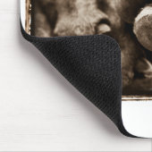 Weimaranerの国家: "旅慣れた"足 マウスパッド (コーナー)