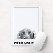 Weimaranerの国家: 箱のWeimaraner! マウスパッド (マウス)