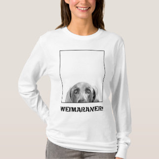 Weimaranerの国家: 箱のWeimaraner! Tシャツ