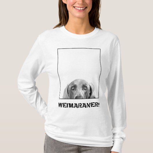 Weimaranerの国家: 箱のWeimaraner! Tシャツ (正面)