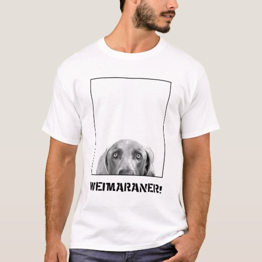 Weimaranerの国家: 箱のWeimaraner! Tシャツ (正面)
