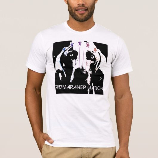 Weimaranerの国家 Tシャツ (正面)