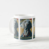 Weimaranerの国家: Weimaraner 1943のマグ コーヒーマグカップ (正面左)