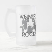 Weimaranerの国家: Weimiesの石! フロストグラスビールジョッキ (左)