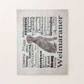 Weimaranerの特性のパズル ジグソーパズル (縦)