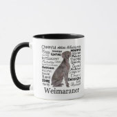Weimaranerの特性のマグ マグカップ (左)