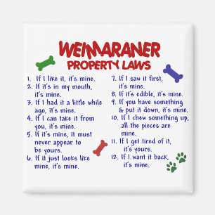 WEIMARANERの特性の法律2 マグネット