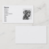 Weimaranerの芸術 名刺 (正面/裏面)