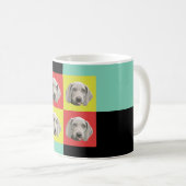 Weimaranerの間抜けなポップアート コーヒーマグカップ (正面右)