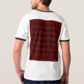 WeimaranerのTシャツ Tシャツ (裏面)