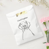 Weimaranerスタイリッシュ：あなたのテキスト、あなたのスタイル フェイバーバッグ (封をした状態)