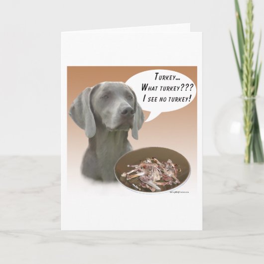 Weimaranerトルコ カード (正面)