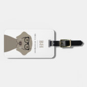 Weimaranerラゲッジタグ ラゲッジタグ (正面横)