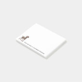 Weimaraner個人用メモ ポストイット (アングル)