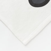 Weimaraner犬の漫画 フリースブランケット (角)