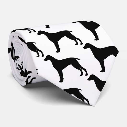 Weimaraner犬 ネクタイ (ロール)