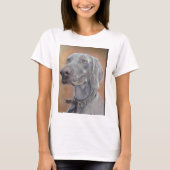 Weimaraner犬 Tシャツ (正面)