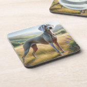 Weimaraner コースター (左側)