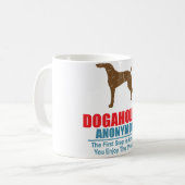 Weimaraner コーヒーマグカップ (正面左)