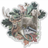  Weimaraner  シール (正面)