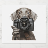 Weimaraner  スパークリングワインラベル (シングルラベル)