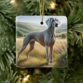 Weimaraner セラミックオーナメント