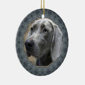 Weimaraner セラミックオーナメント (右)
