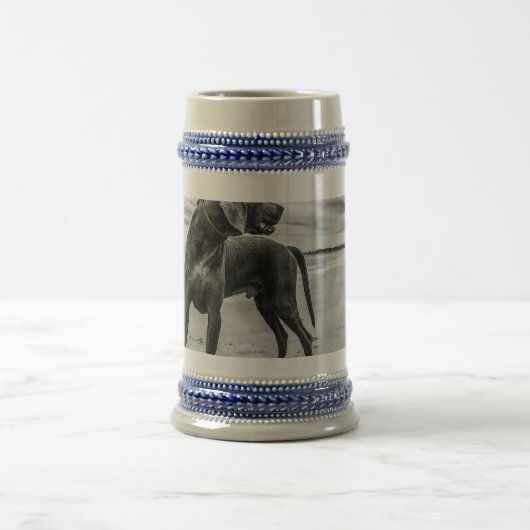 weimaraner ビールジョッキ (中央)