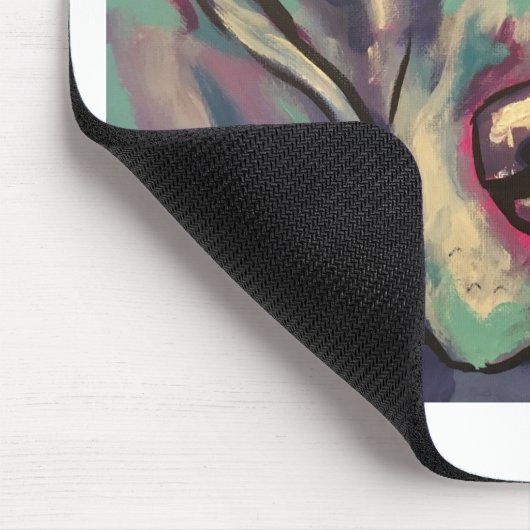 weimaraner マウスパッド (コーナー)