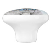 Weimaraner 絵画's – かわいいオリジナルドッグアート セラミックノブ (側面)