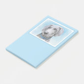 Weimaraner 絵画's – かわいいオリジナルドッグアート ポストイット (アングル)