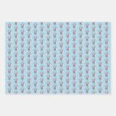 Weimaraner 絵画's – かわいいオリジナルドッグアート ラッピングペーパーシート (正面)