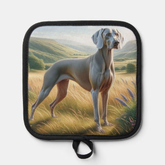 Weimaraner 鍋敷き