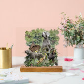 Weimaraner Art アクリルサイン (ウェディング)