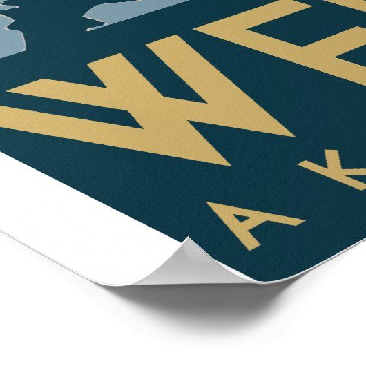 Weimaraner Art Decポスター ポスター (角)