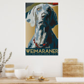Weimaraner Art Decポスター ポスター (キッチン)