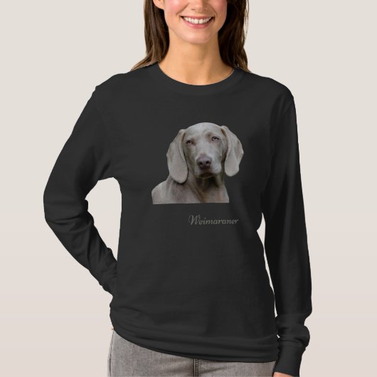 Weimaraner  Beautiful Weimaraner Hunting Dog Tシャツ (正面)