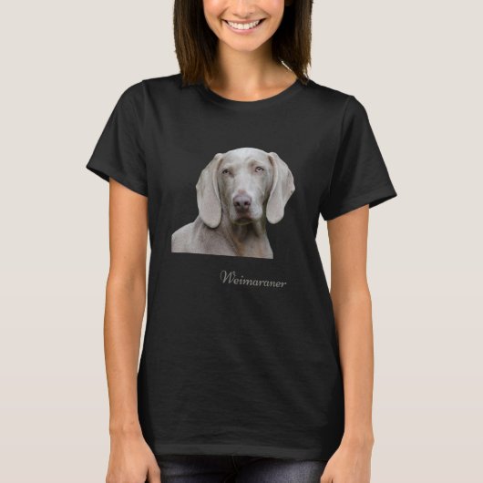 Weimaraner   Beautiful Weimaraner Hunting Dog Tシャツ (正面)
